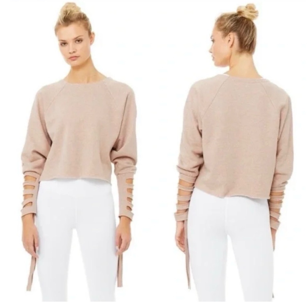 ALO Yoga Tribe Long Sleeve Top size M